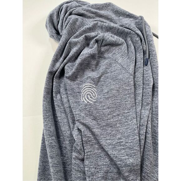 Rhoback Performance Hoodie Gray Hesi Size Large Pullover Athletic *Embroidered - Picture 6 of 11